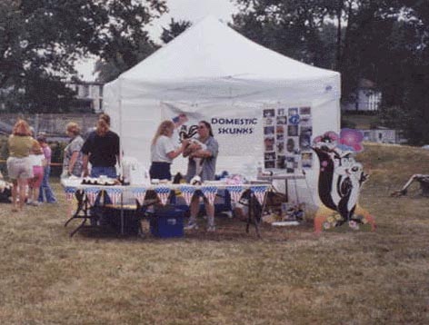 SkunkHaven™ at a street fair.